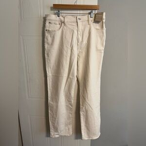 Madewell 90s straight cream jeans